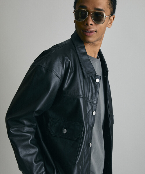 Firsthand/ファーストハンド Big Cowleather Jacket WP / ビッグ