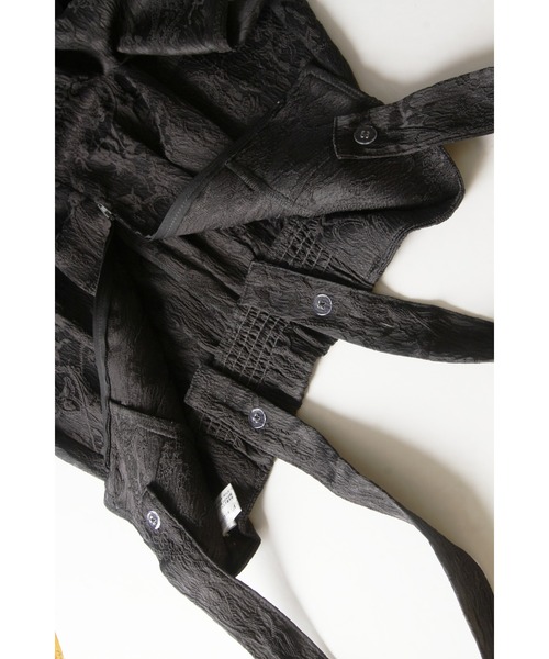 &. NOSTALGIA（アンドドットノスタルジア）の「【ZOZO限定】フロントジップジャガードジャンスカ（ジャンパースカート・レディース・チャコールグレー/ブラック・FREE）」の16枚目の写真