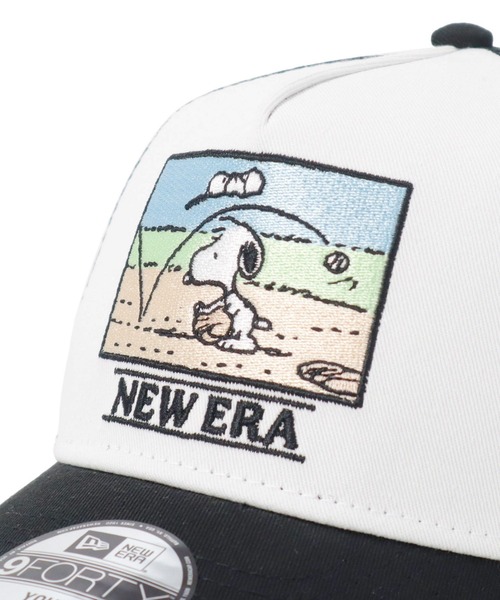 ニューエラキッズ メッシュキャップ Youth9FORTYA-Frame PEANUTS