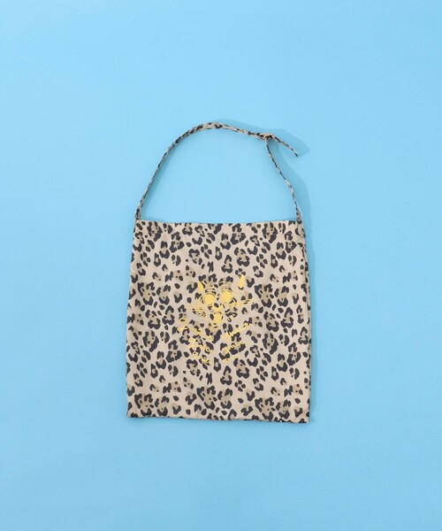 NOLLEY’S（ノーリーズ）の「【grace grace/グラスグラス】グラスケレオパードサブバッグM（エコバッグ/サブバッグ・レディース・レオパード・FREE）」の2枚目の写真