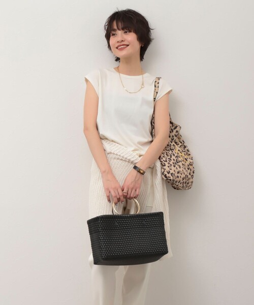 NOLLEY’S（ノーリーズ）の「【grace grace/グラスグラス】グラスケレオパードサブバッグM（エコバッグ/サブバッグ・レディース・レオパード・FREE）」の6枚目の写真