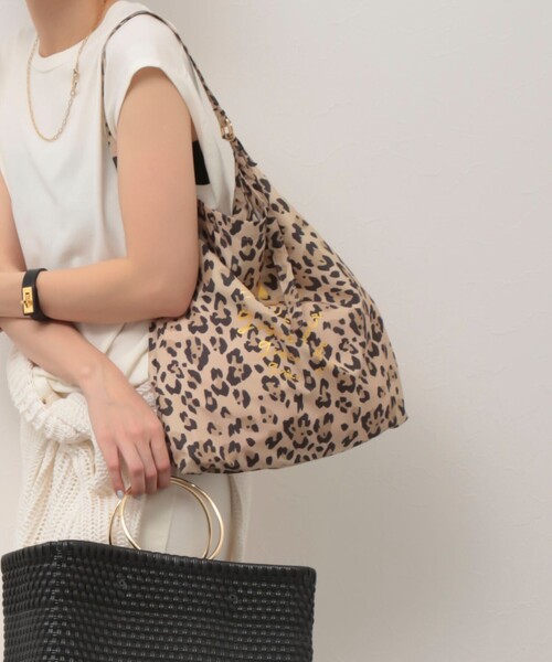 NOLLEY’S（ノーリーズ）の「【grace grace/グラスグラス】グラスケレオパードサブバッグM（エコバッグ/サブバッグ・レディース・レオパード・FREE）」の8枚目の写真