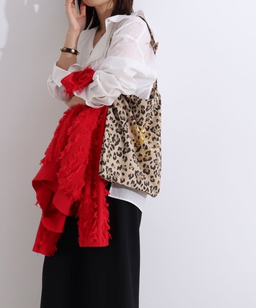 NOLLEY’S（ノーリーズ）の「【grace grace/グラスグラス】グラスケレオパードサブバッグM（エコバッグ/サブバッグ・レディース・レオパード・FREE）」の13枚目の写真