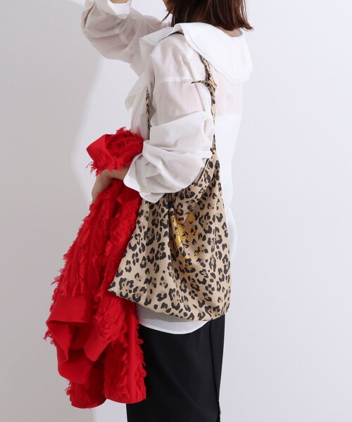 NOLLEY’S（ノーリーズ）の「【grace grace/グラスグラス】グラスケレオパードサブバッグM（エコバッグ/サブバッグ・レディース・レオパード・FREE）」の15枚目の写真