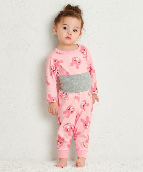 キャビットフェイスプリント 腹巻き付き長袖パジャマ（ルームウェア/パジャマ）｜HOT BISCUITS（ホットビスケッツ）