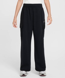 NIKE(iCL)̃iCL X|[cEFA K[Y Dri-FIT I[o[TCYh t[X pc / Nike Sportswear Girls' Dri-FIT Oversized Fleece Pants FZ5550-010 Black(XEFbgpc)