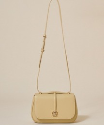 スナイデル　フェイクラフィアバンブーバッグ　ベージュ SNIDEL（スナイデル）の「フェイクラフィアバンブーバッグ（ショルダー