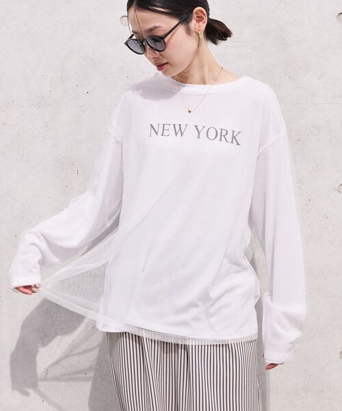 セール】SET チュールT+ロゴT（Tシャツ/カットソー）｜AMERICAN HOLIC