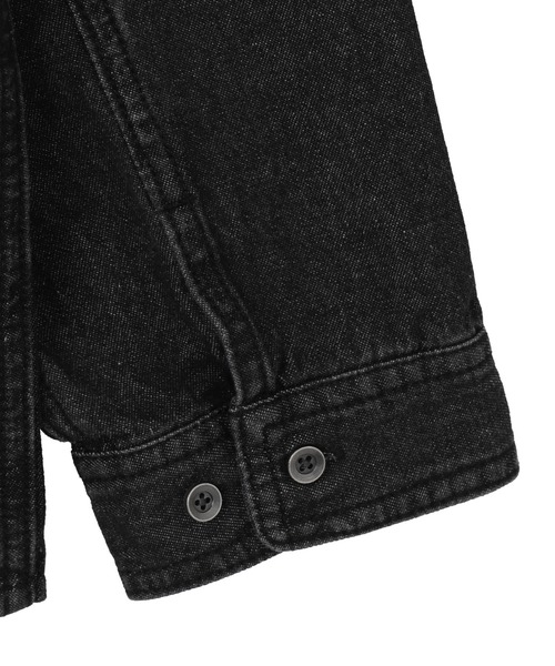 WEGO（ウィゴー）の「WEGO/デニムロングスリーブシャツ（シャツ/ブラウス・メンズ・ブラック系3・MEDIUM/LARGE）」の18枚目の写真