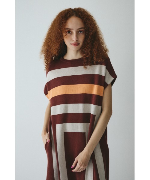 セール】Square knit one piece スクエアニットワンピース（ワンピース