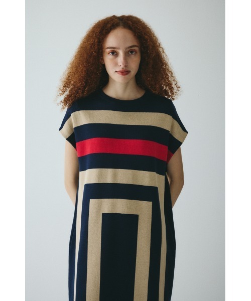 HeRIN.CYE スクエアニットワンピース セール】Square knit one piece スクエアニットワンピース
