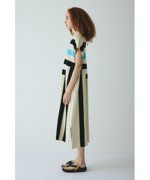 HeRIN.CYE（ヘリンドットサイ）の「Square knit one piece スクエア