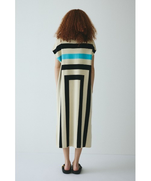 セール】Square knit one piece スクエアニットワンピース