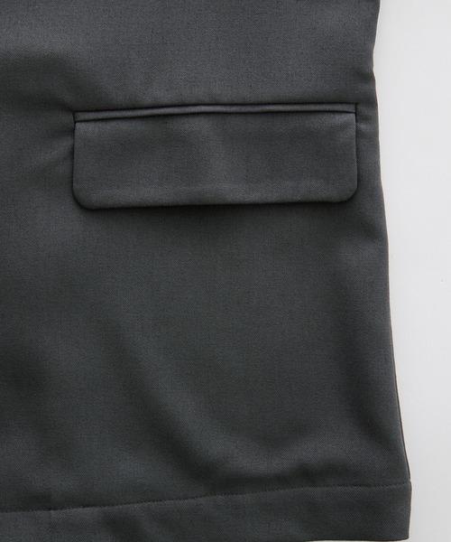 【CLEL 完売品】リネンブレンド ダブルラペル半袖テーラードジャケット　XS CLEL】Linen Blend Double Lapel Short Sleeve Tailored Jacket