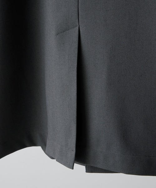 CLEL】Linen Blend Double Lapel Short Sleeve Tailored Jacket