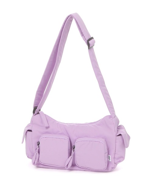 FOUND GOOD（ファウンドグッド）の「ポケットショルダー（ショルダーバッグ・レディース・ブラック/アイボリー/パープル系5・FREE）」の13枚目の写真