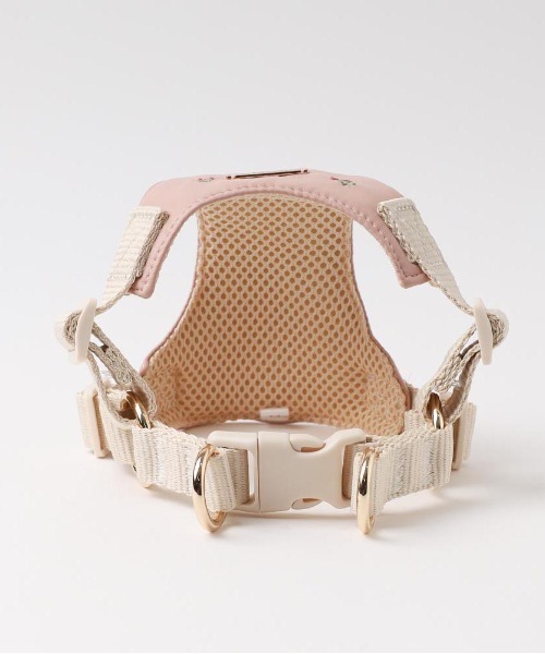 moncheri(モンシェリ)の「さくらんぼ刺繍ハーネス+リードSET(リード/ハーネス/首輪・レディース・ベージュ/ピンク・S/M/L)」の15枚目の写真