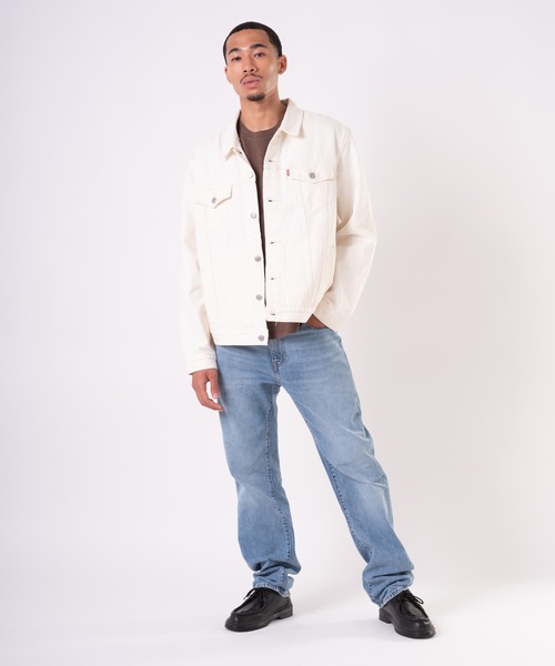 Lee リー デニム トラッカー ジャケット 短丈 ホワイト 白 楽天市場】LEVI'S リーバイス デニムトラッカージャケット
