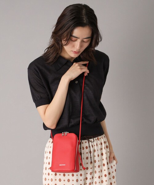 シュリンクレザーマルチポーチ（ショルダーバッグ）｜DRESSTERIOR