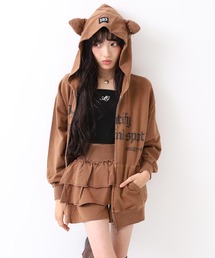 ANAP GｉRL | ANAPR+S【リラスポ】ネコミミ オーバー スウェット パーカー(パーカー)