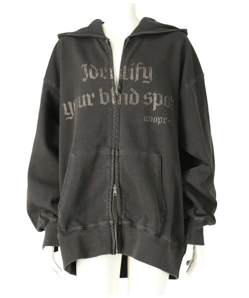 ANAP GｉRL（アナップガール）の「ANAPR+S【リラスポ】ネコミミ オーバー スウェット パーカー（パーカー・キッズ・スミクロ/ホワイト/ブラウン/ダークアッシュ・M/S/XS）」の19枚目の写真