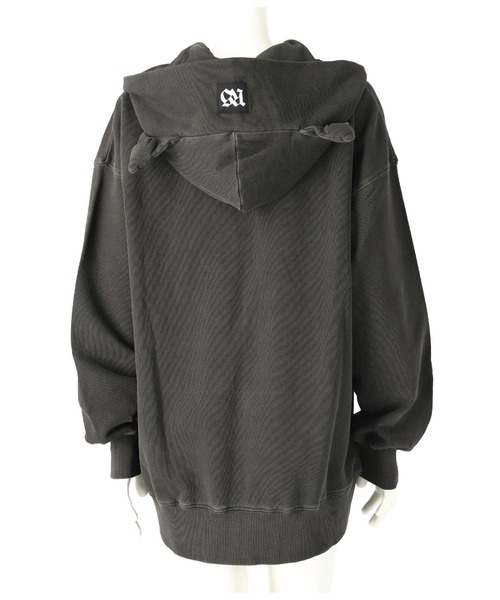 ANAP GｉRL（アナップガール）の「ANAPR+S【リラスポ】ネコミミ オーバー スウェット パーカー（パーカー・キッズ・スミクロ/ホワイト/ブラウン/ダークアッシュ・M/S/XS）」の21枚目の写真