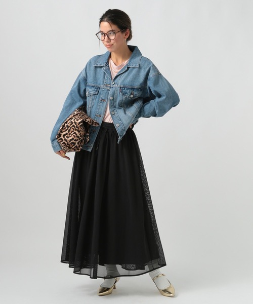 BAYFLOW（ベイフロー）の「メッシュフレアスカート（スカート・レディース・ブラック/イエロー・SMALL/MEDIUM）」の13枚目の写真