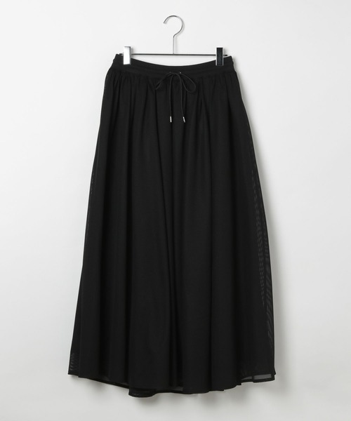 BAYFLOW（ベイフロー）の「メッシュフレアスカート（スカート・レディース・ブラック/イエロー・SMALL/MEDIUM）」の9枚目の写真