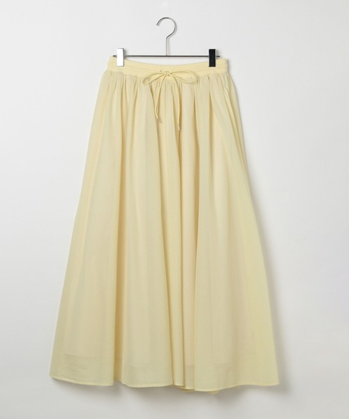 BAYFLOW（ベイフロー）の「メッシュフレアスカート（スカート・レディース・ブラック/イエロー・SMALL/MEDIUM）」の10枚目の写真