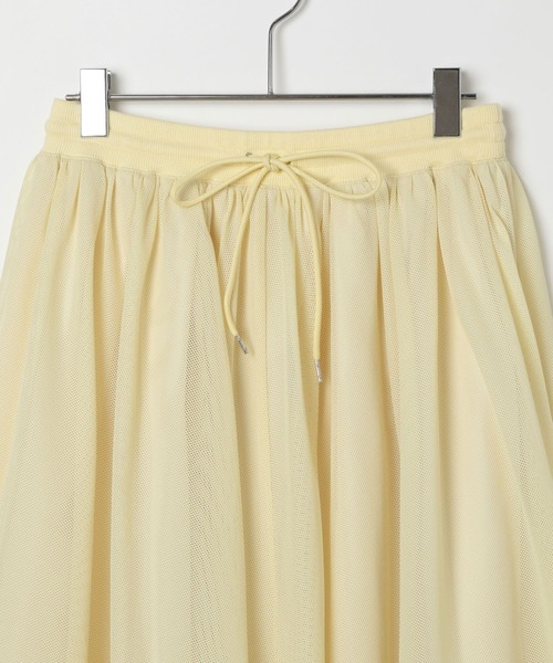 BAYFLOW（ベイフロー）の「メッシュフレアスカート（スカート・レディース・ブラック/イエロー・SMALL/MEDIUM）」の12枚目の写真