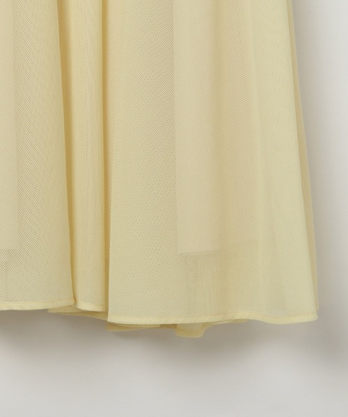 BAYFLOW（ベイフロー）の「メッシュフレアスカート（スカート・レディース・ブラック/イエロー・SMALL/MEDIUM）」の3枚目の写真