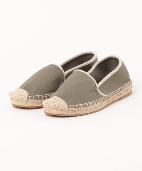 and it_(アンドイット)の「パイピングスリッポン(スリッポン・レディース・ブラック/カーキ・M/L)」の2枚目の写真