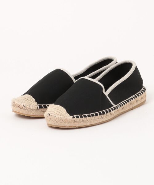 and it_(アンドイット)の「パイピングスリッポン(スリッポン・レディース・ブラック/カーキ・M/L)」の1枚目の写真