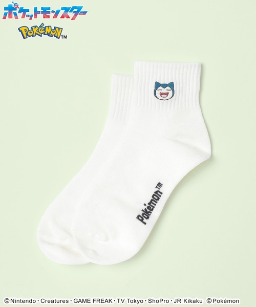 ポケモン／ソックス（白）（ソックス/靴下）｜Honeys（ハニーズ）の