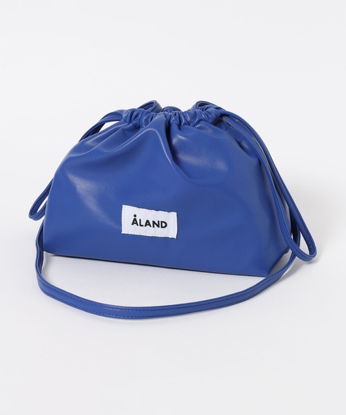 ALAND（エーランド）の「ALAND／フェイクレザーミニBAG（ショルダーバッグ・レディース・ブラック/シルバー/ブルー・FREE）」の3枚目の写真