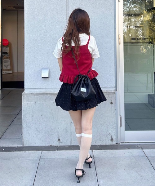 ALAND（エーランド）の「ALAND／フェイクレザーミニBAG（ショルダーバッグ・レディース・ブラック/シルバー/ブルー・FREE）」の5枚目の写真