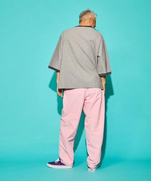 BURLAP OUTFITTER（バーラップアウトフィッター）の「H/S B.B STRIPE TEE / ハーフスリーブ ビービー ストライプ ティー（Tシャツ/カットソー・メンズ・グレー系その他/ブラック系その他/ホワイト系その他・MEDIUM/SMALL）」の8枚目の写真