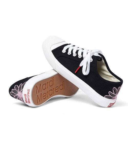 ◆Mardi Mercredi◆ ECLORE SNEAKERS_BLACK PINK ◆大人気◆ ECLORE SNEAKERS_BLACK PINK - MARDI MERCREDI