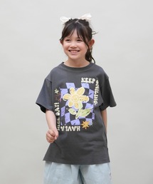RUSTY（ラスティ）の「RUSTY/ラスティー デザイン半袖Tシャツ キッズ 半袖Tシャツ 965503（Tシャツ/カットソー）」