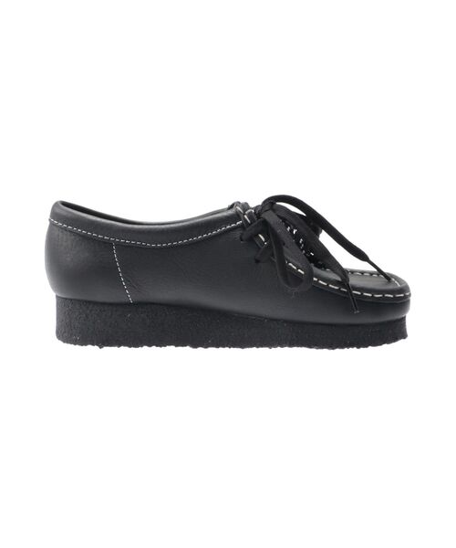 Clarks（クラークス）の「Clarks Wallabee Leather（モカシン/デッキシューズ・レディース・ブラック・24.5/22.5/23.5）」の5枚目の写真