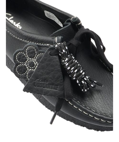 Clarks（クラークス）の「Clarks Wallabee Leather（モカシン/デッキシューズ・レディース・ブラック・24.5/22.5/23.5）」の8枚目の写真