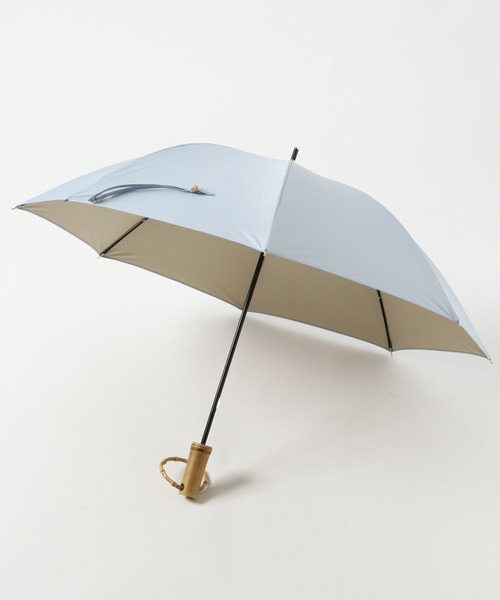 A part by(アパートバイ)の「リングハンドルシャコウガサ(長傘・レディース・ベージュ/ブルー系その他4・FREE)」の4枚目の写真