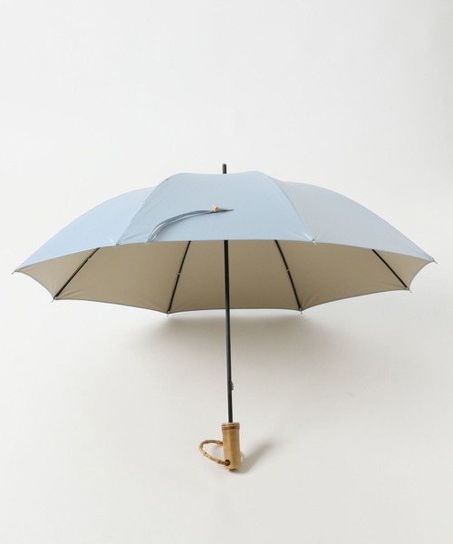 A part by(アパートバイ)の「リングハンドルシャコウガサ(長傘・レディース・ベージュ/ブルー系その他4・FREE)」の3枚目の写真