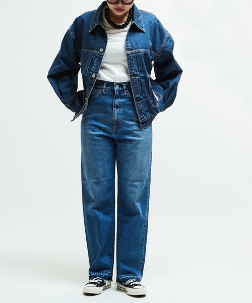 KURO(クロ)の「【KURO】DENIM JACKET LIGHT INDIGO(デニムジャケット・レディース・ライトインディゴブルー・SMALL/MEDIUM)」の4枚目の写真