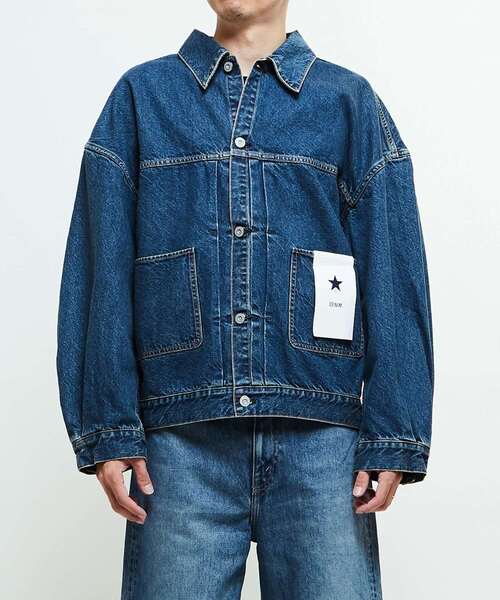 KURO(クロ)の「【KURO】DENIM JACKET LIGHT INDIGO(デニムジャケット・レディース・ライトインディゴブルー・SMALL/MEDIUM)」の6枚目の写真