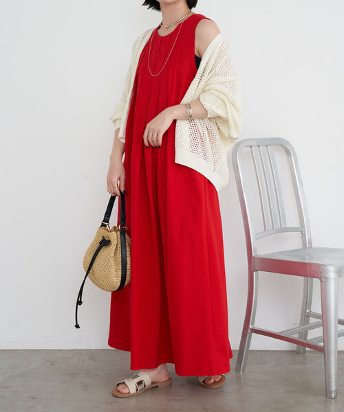 Jena espace merveilleux(ジェナ エスパスメルヴェイユ)の「メッシュラメラインカーディガン(カーディガン/ボレロ・レディース・チャコールグレー/グレー/アイボリー・FREE)」の5枚目の写真