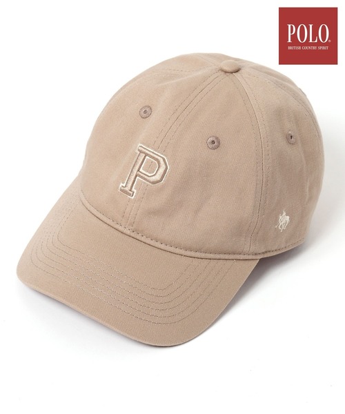 Heather(ヘザー)の「【POLO BCS(ポロ・ビーシーエス)】ロゴCAP 319863(キャップ・レディース・ベージュ/ネイビー・FREE)」の1枚目の写真
