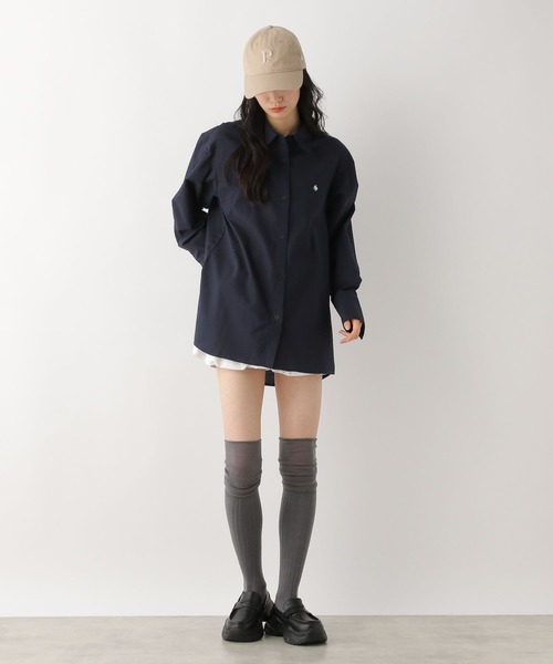 Heather(ヘザー)の「【POLO BCS(ポロ・ビーシーエス)】ロゴCAP 319863(キャップ・レディース・ベージュ/ネイビー・FREE)」の3枚目の写真