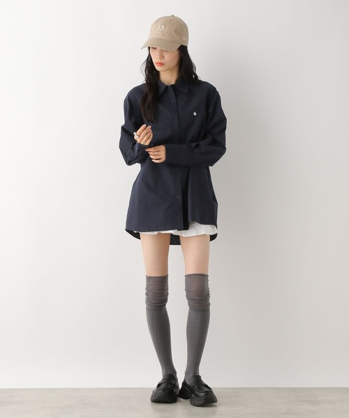 Heather(ヘザー)の「【POLO BCS(ポロ・ビーシーエス)】ロゴCAP 319863(キャップ・レディース・ベージュ/ネイビー・FREE)」の4枚目の写真
