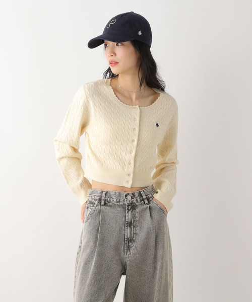 Heather(ヘザー)の「【POLO BCS(ポロ・ビーシーエス)】ロゴCAP 319863(キャップ・レディース・ベージュ/ネイビー・FREE)」の17枚目の写真